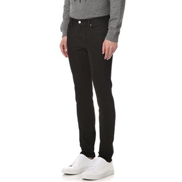 frame denim black jeans